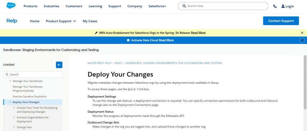 Salesforce Deployment