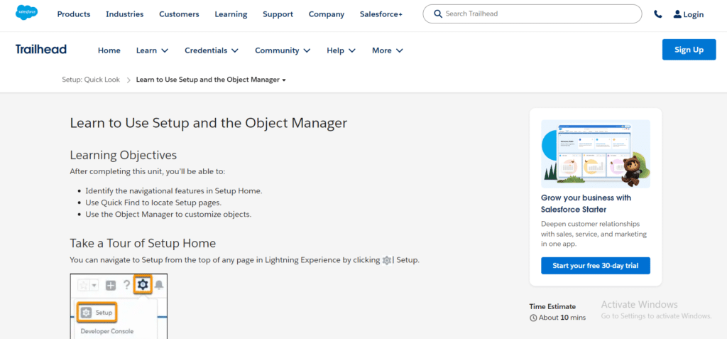 Salesforce Object Manager